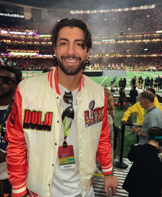 Jason Tartick at Super Bowl 2025