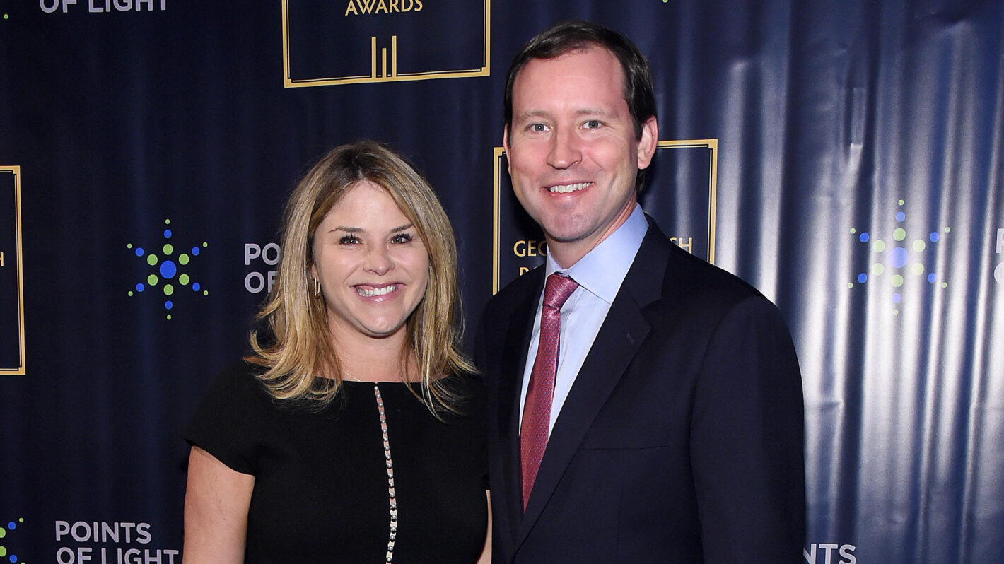 Jenna Bush Hager and Henry Hager attend The George H.W. Bush Points Of Light Awards Gala