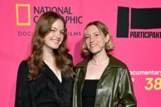 Jo Ellen Pellman and Brydie O'Connor attend 38th Annual IDA Documentary Awards at Paramount Theatre on December 10, 2022 in Los Angeles, California.