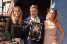 Anna Beth Goodman, actor John Goodman and Molly Goodman attend a ceremony honoring John Goodman with the 2,604th Star on The Hollywood Walk of Fame on March 10, 2017 in Hollywood, California.
