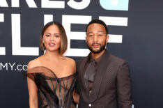 Chrissy Teigen and John Legend attend the 67th Annual Grammy Awards