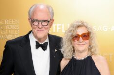 John Lithgow and Mary Yeager Lithgow attend the 31st Annual Screen Actors Guild Awards at Shrine Auditorium and Expo Hall on February 23, 2025 in Los Angeles