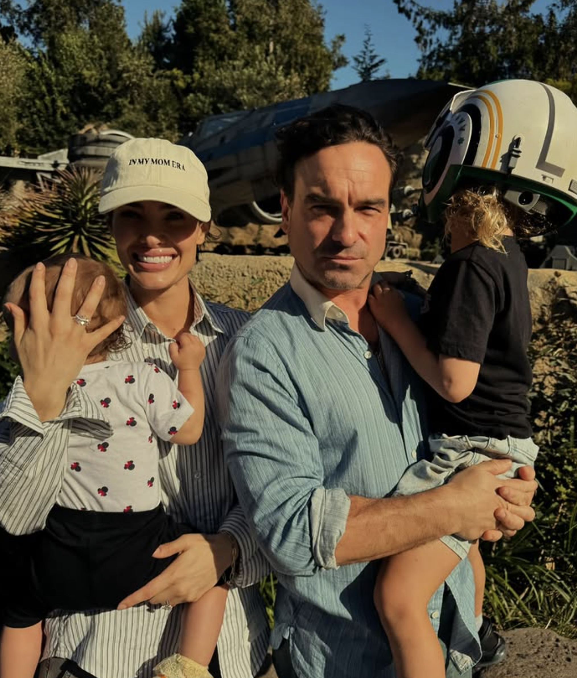 Johnny Galecki and wife Monica Galecki