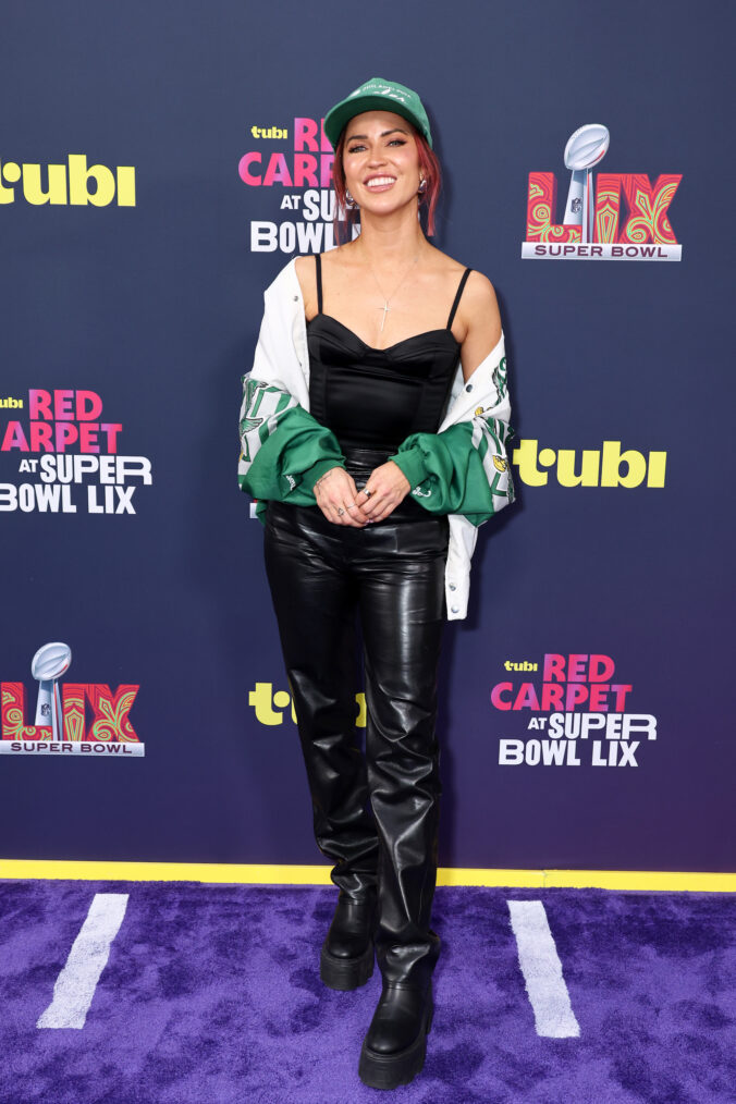 Kaitlyn Bristowe attends the Tubi Red Carpet during the Super Bowl LIX