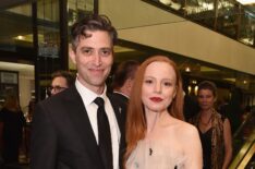 Sam Handel and Lauren Ambrose attend the 2018 Tony Awards Gala at The Plaza Hotel on June 10, 2018 in New York City.