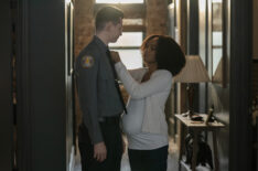 Nicky Torchia as Eli Stabler, Kiaya Scott as Becky — 'Law & Order: Organized Crime' Season 5 Episode 1