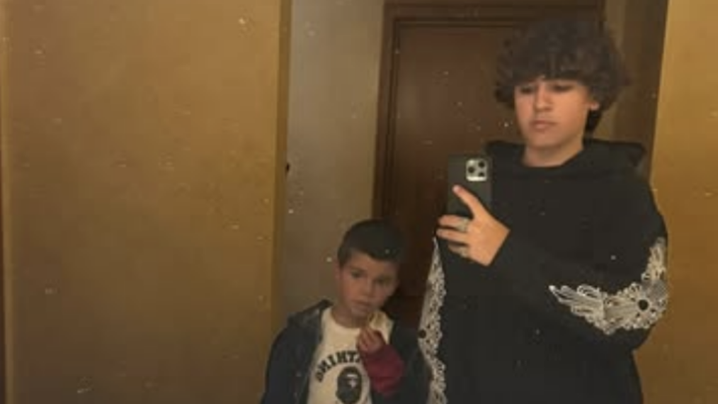 Mason Disick with brother Reign