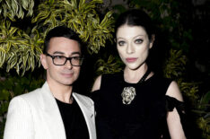 Christian Siriano and Michelle Trachtenberg attend Christian Siriano's 15 Year Anniversary Celebration at Nic's On Beverly on November 02, 2023 in Los Angeles, California.
