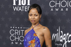 Myha'la Herrold attends the 30th Annual Critics Choice Awards at Barker Hangar on February 07, 2025 in Santa Monica, California.