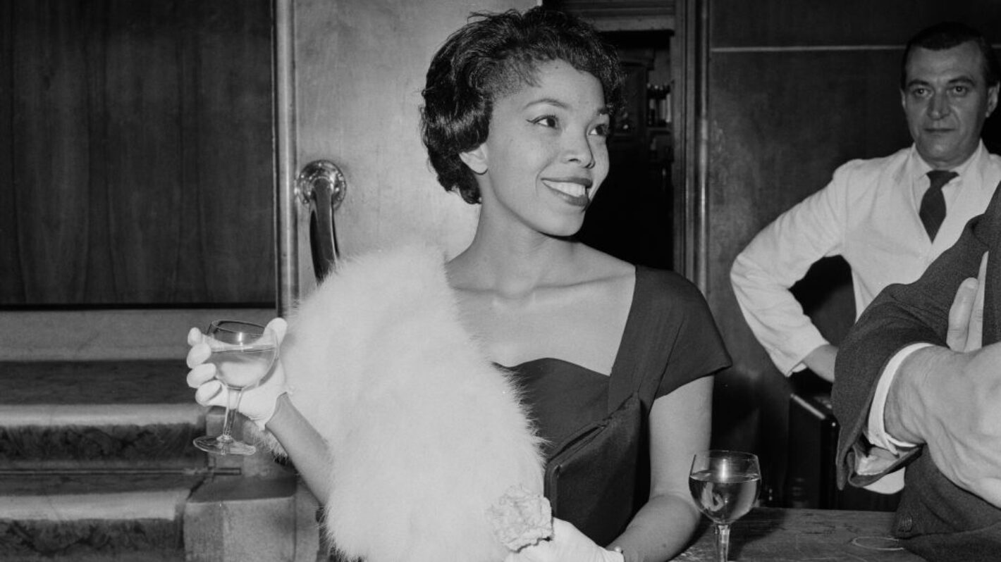 American singer Olga James, London, August 10th 1959
