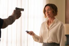 Sterling K. Brown and Julianne Nicholson in 'Paradise'