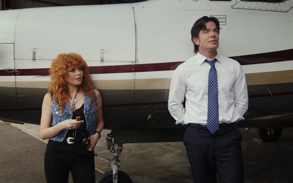 Natasha Lyonne as Charlie Cale, John Mulaney as Special Agent Daniel Clyde Otis in 'Poker Face' Season 2
