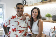 Kamohai and Tristyn in the finished coffee area, as seen on Renovation Aloha, Season 1