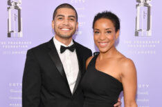 Actor, Presenter Rick Gonzalez and Sherry Aon attend 2018 Fragrance Foundation Awards at Alice Tully Hall at Lincoln Center on June 12, 2018 in New York City.