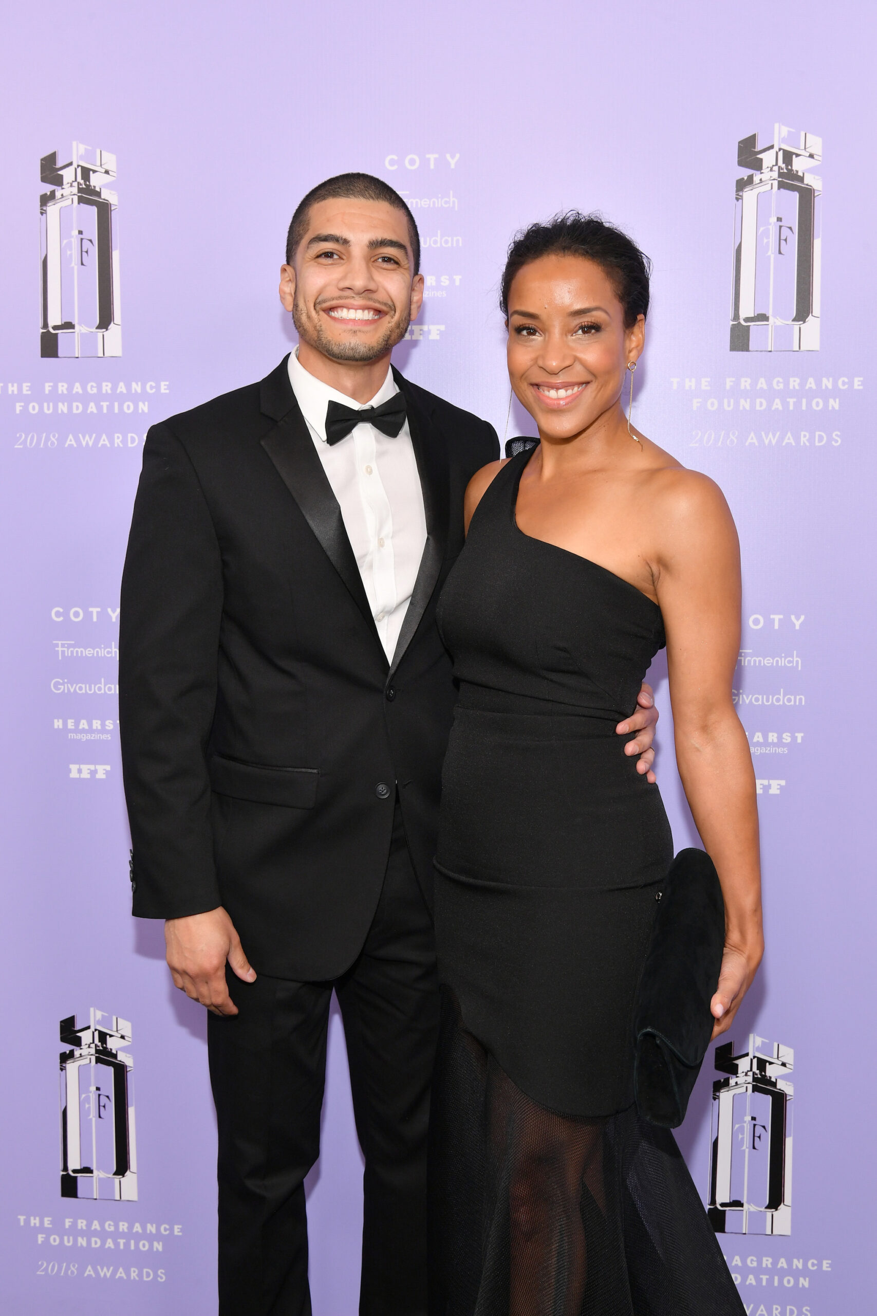 Actor, Presenter Rick Gonzalez and Sherry Aon attend 2018 Fragrance Foundation Awards at Alice Tully Hall at Lincoln Center on June 12, 2018 in New York City.