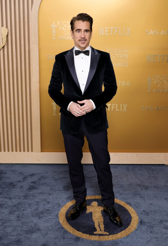 Colin Farrell at the 2025 SAG Awards