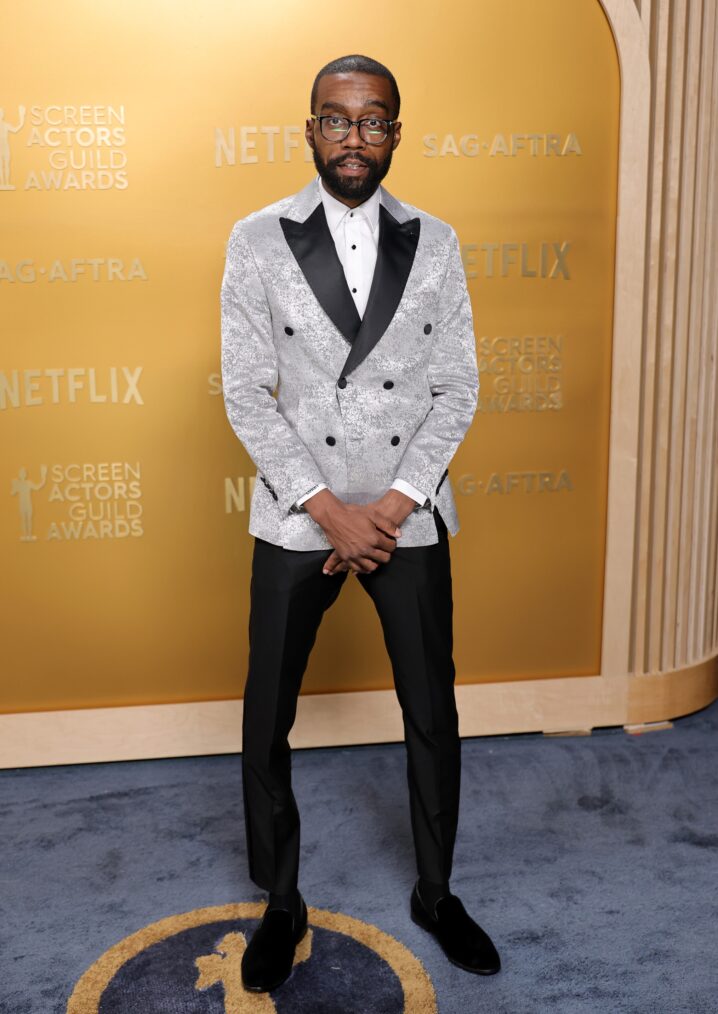 Corey Hendrix at the 2025 SAG Awards
