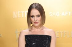 Hannah New attends the 31st Annual Screen Actors Guild Awards at Shrine Auditorium and Expo Hall on February 23, 2025 in Los Angeles