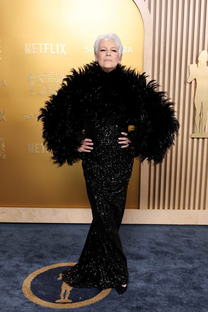 Jamie Lee Curtis at the 2025 SAG Awards