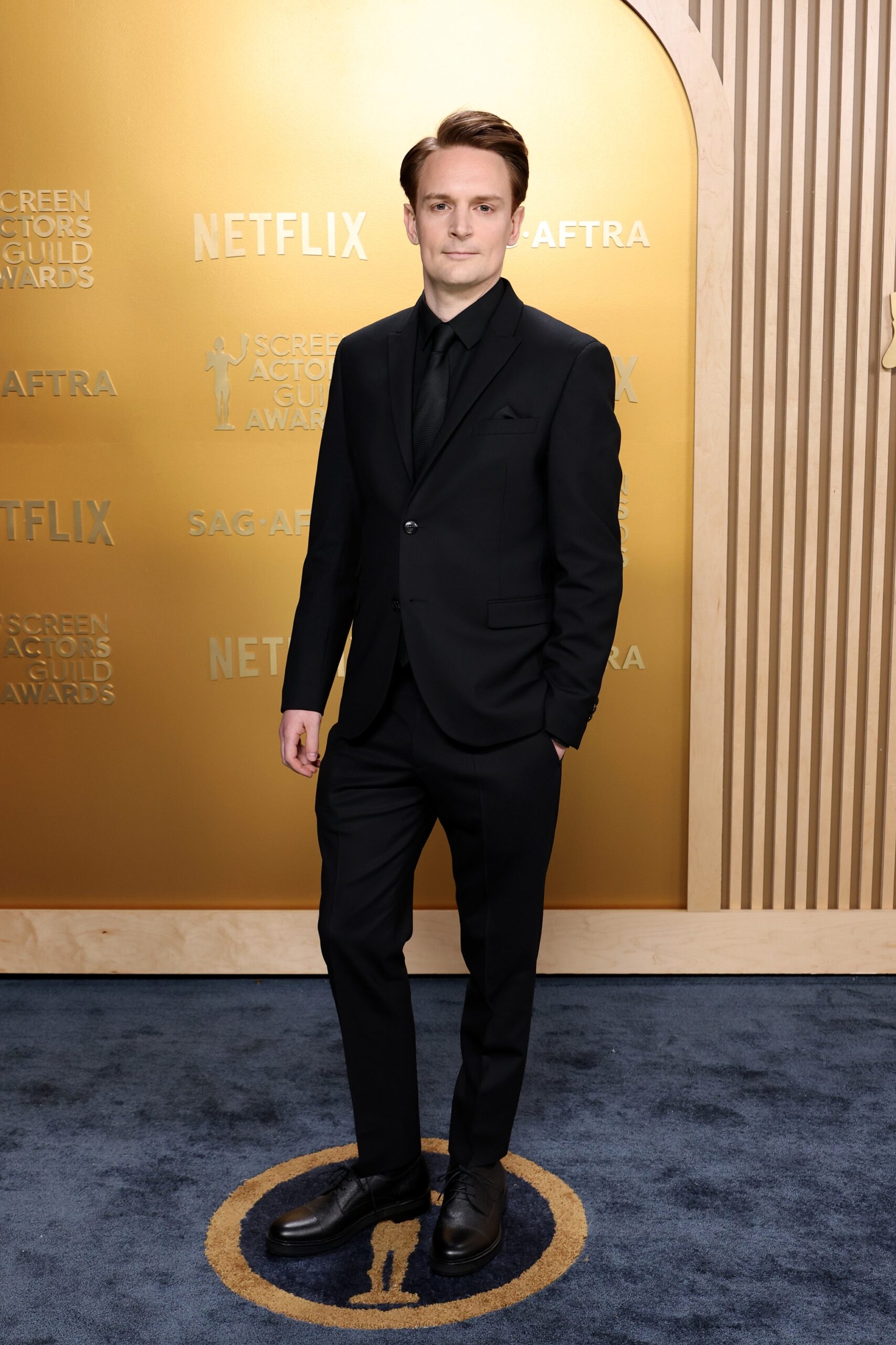 Joe Barnes at the 2025 SAG Awards