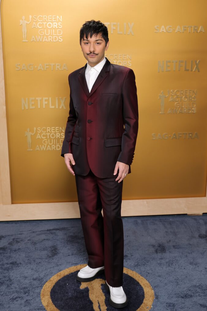 Mark Indelicato at the 2025 SAG Awards
