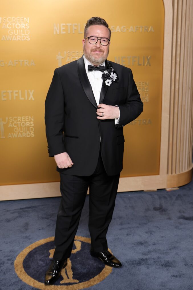 Michael Cyril Creighton at the 2025 SAG Awards