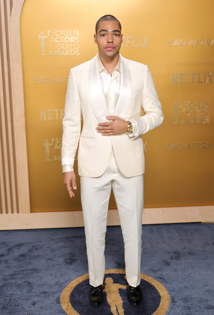 Nicholas Duvernay at the 2025 SAG Awards