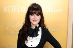Zooey Deschanel at the 2025 SAG Awards