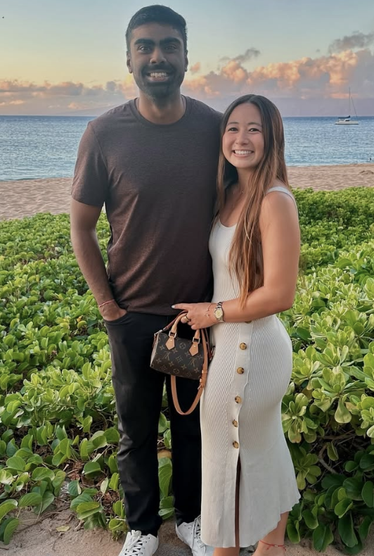 Sahith Theegala with girlfriend Julianna 'JuJu' Chan