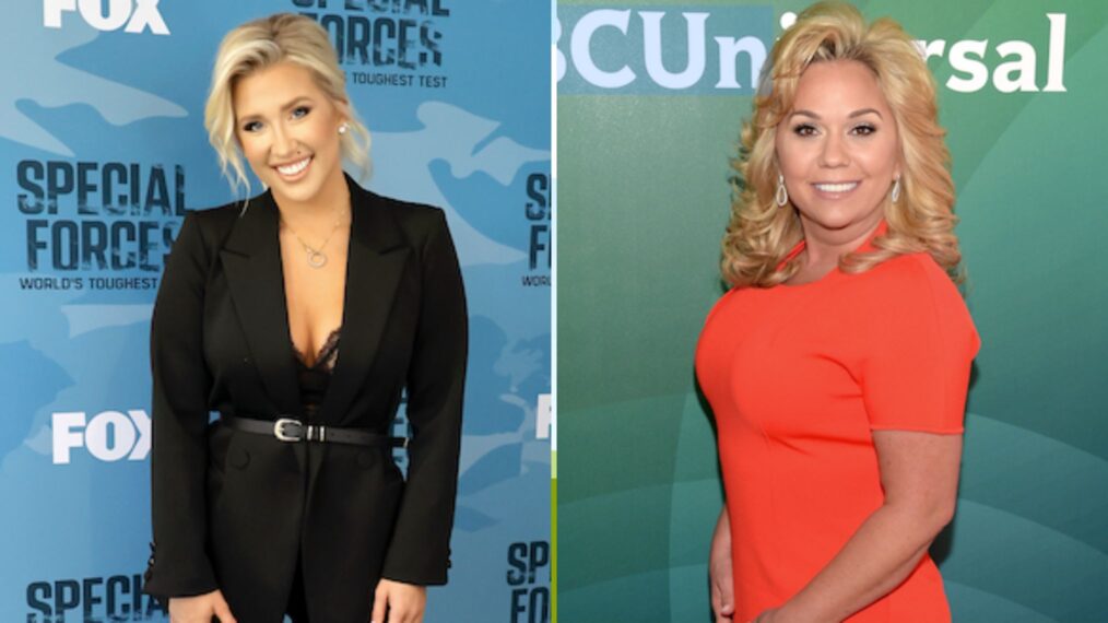 Savannah Chrisley attends the red carpet for Fox's 'Special Forces: World's Toughest Test”. Julie Chrisley attends the 2016 NBCUniversal Summer Press Day