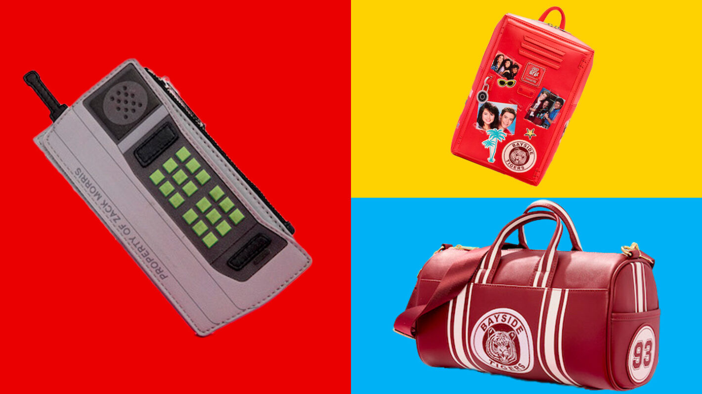 Loungefly Saved By The Bell The Max Mini Backpack with hidden Zack Morris Amazon.com: Loungefly Universal Saved by The Bell Zach  main image 3