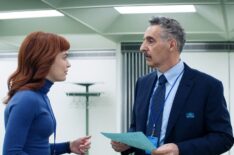 Britt Lower and John Turturro in 'Severance' Season 2