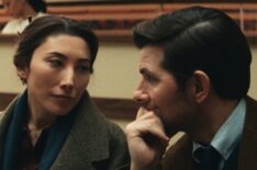 Dichen Lachman and Adam Scott in 'Severance' Season 2
