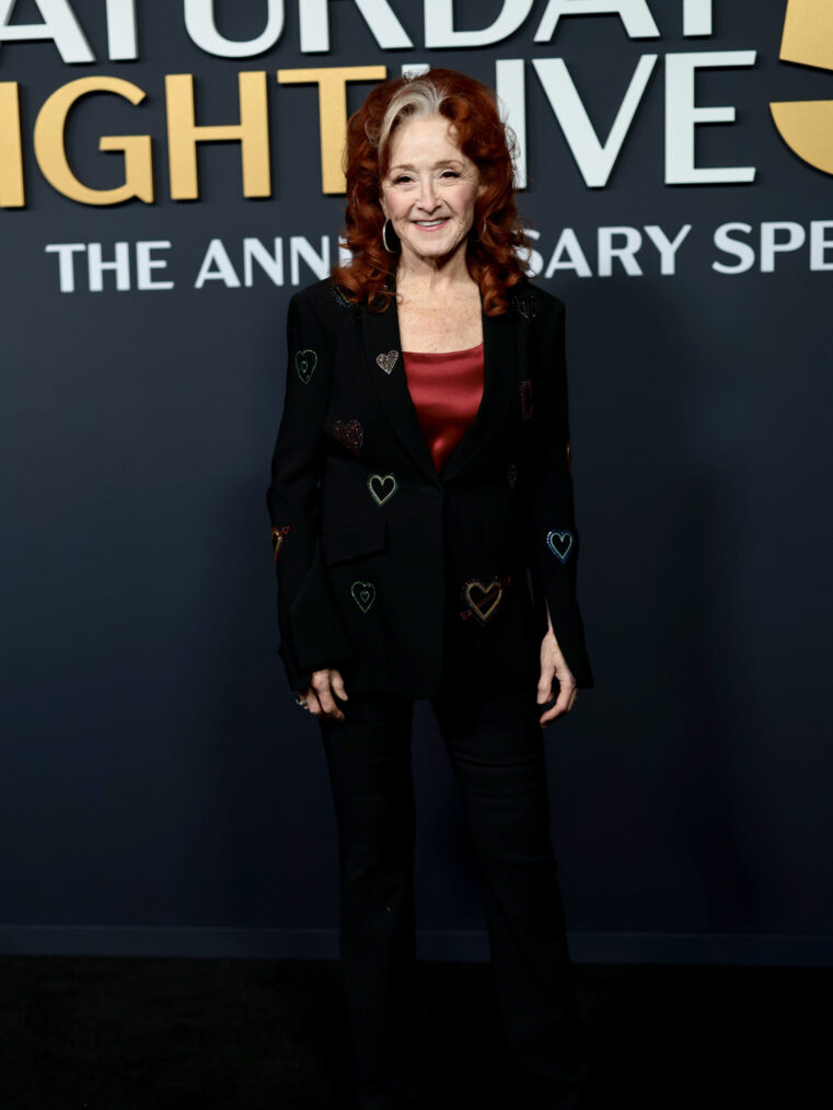 Bonnie Raitt attends SNL50: The Anniversary Special
