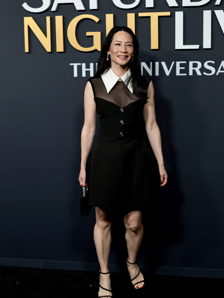 Lucy Liu attends SNL50: The Anniversary Special
