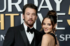 Miles Teller & Keleigh Sperry attend SNL50: The Anniversary Special