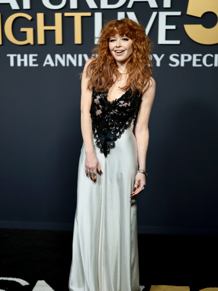 Natasha Lyonne attends SNL50: The Anniversary Special