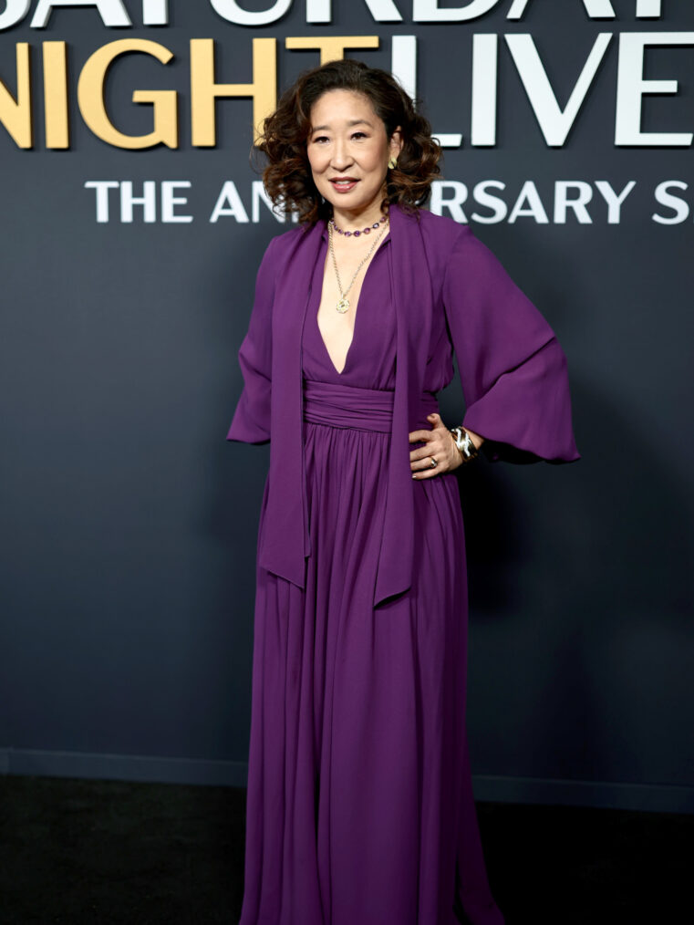 Sandra Oh attends SNL50: The Anniversary Special