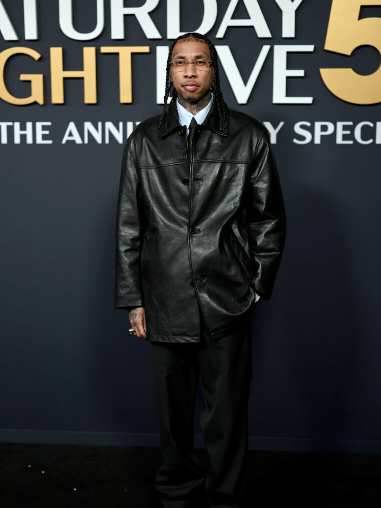 Tyga attends SNL50: The Anniversary Special