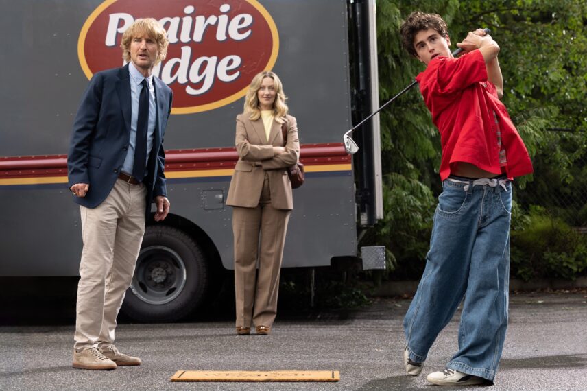 Owen Wilson, Judy Greer, and Peter Dager in 'Stick'