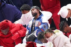 Kendrick Lamar performs onstage during Apple Music Super Bowl LIX Halftime Show at Caesars Superdome on February 09, 2025 in New Orleans, Louisiana.