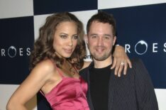 Actor Tawny Cypress and Tom Dillon attend NBC's 'Heroes' celebrates their Golden Globe Nominations at the Sunset Towers Hotel on January 13, 2007 in Los Angeles, California.