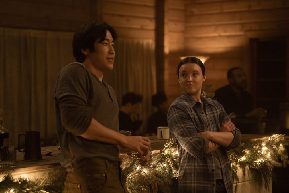 Young Mazino and Bella Ramsey in 'The Last of Us' Season 2
