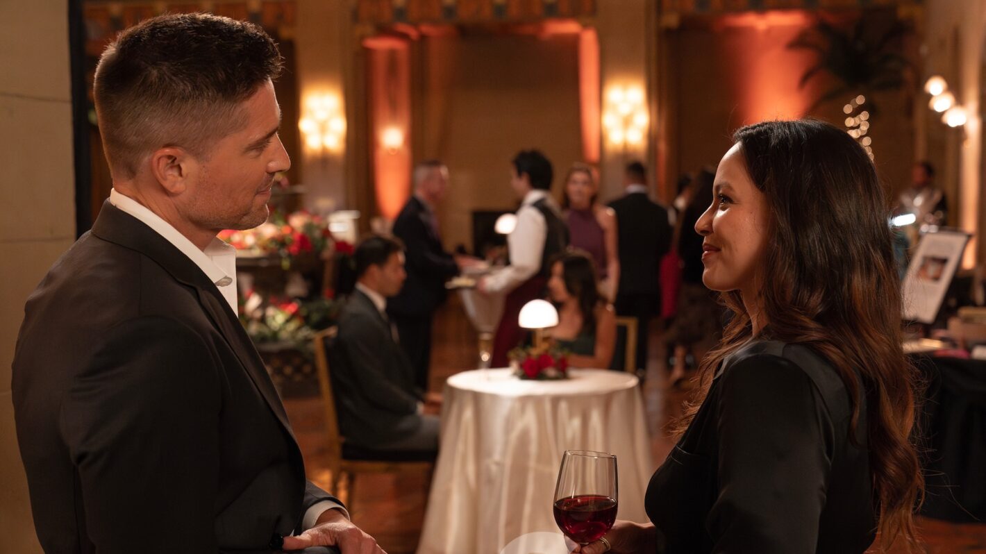 Eric Winter as Tim, Melissa O'Neil as Lucy — 'The Rookie' Season 7 Episode 6 