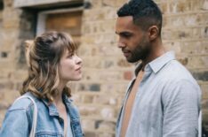 Sophie Cookson and Lucien Laviscount in 'This Time Next Year' on Roku