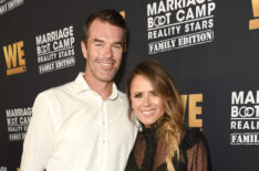 Ryan Sutter and Trista Sutter attend WE tv Celebrates The 100th Episode Of The 'Marriage Boot Camp'