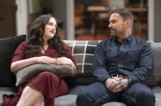 Kat Dennings and Seann William Scott in the season 1 finale of Shifting Gears