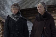 Joy Osmanski as Alice Davis and Helen Mirren as Cara in '1923' Season 2 Episode 4 - 'Journey the Rivers of Iron'