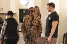 Aisha Hinds and Oliver Stark — Behind the Scenes of '9-1-1' Season 8 Episode 11 'Holy Mother of God'