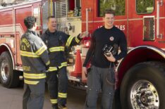 Anirudh Pisharody, Peter Krause, and Oliver Stark — Behind the Scenes of '9-1-1' Season 8 Episode 11 'Holy Mother of God'